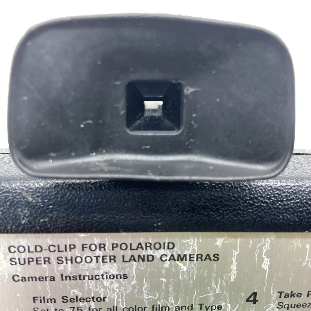 Vintage Polaroid Super Shooter Land Camera W/Flash Untested Instant‎ Film 70's